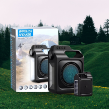 Bocina Bluetooth de 4 Pulgadas con Linterna